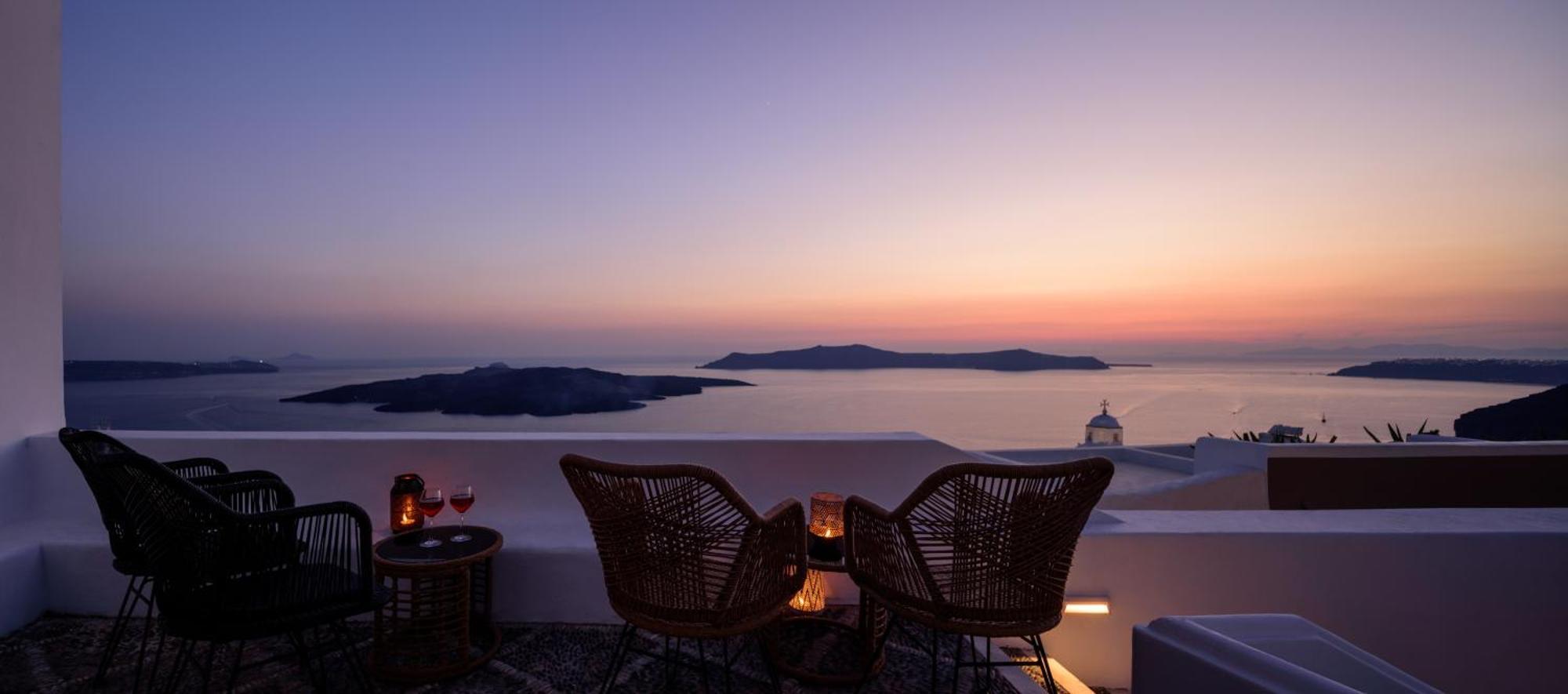 Anemos Family Suites Fira  Bagian luar foto